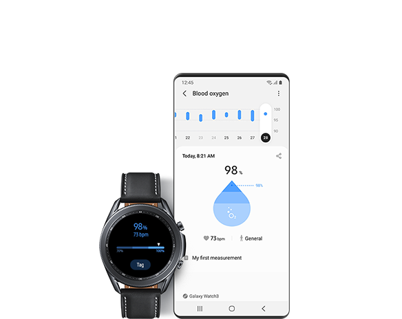 blood oxygen level samsung watch