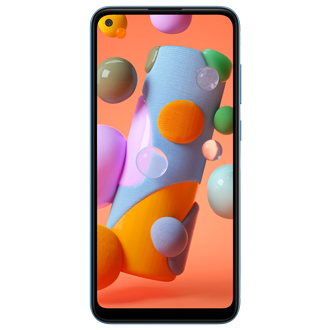 Galaxy A11 Blue Front
