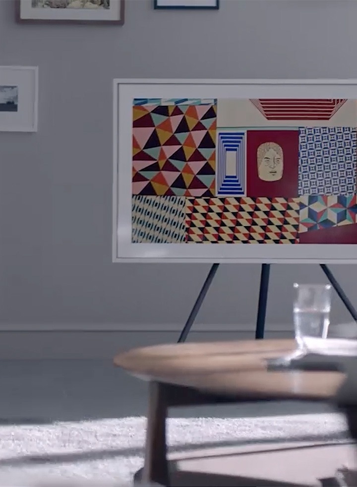 The Frame Tv Design And Customization Samsung Levant