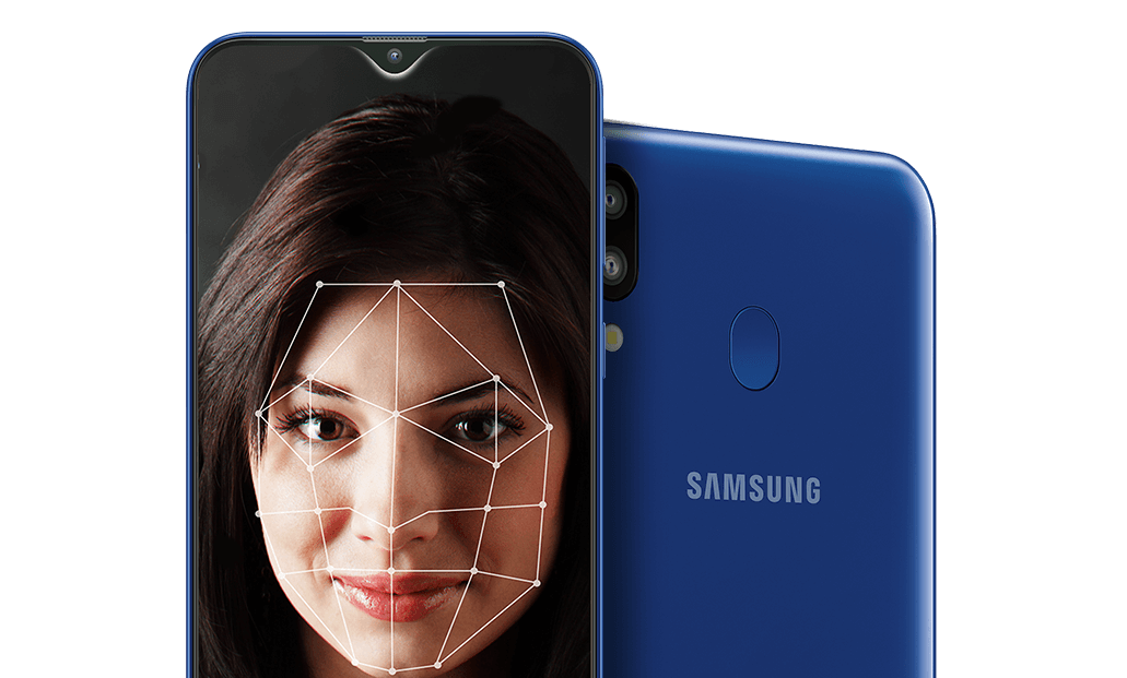 فتح القفل بالتعرف على الوجه - هاتف Galaxy M20 من سامسونج