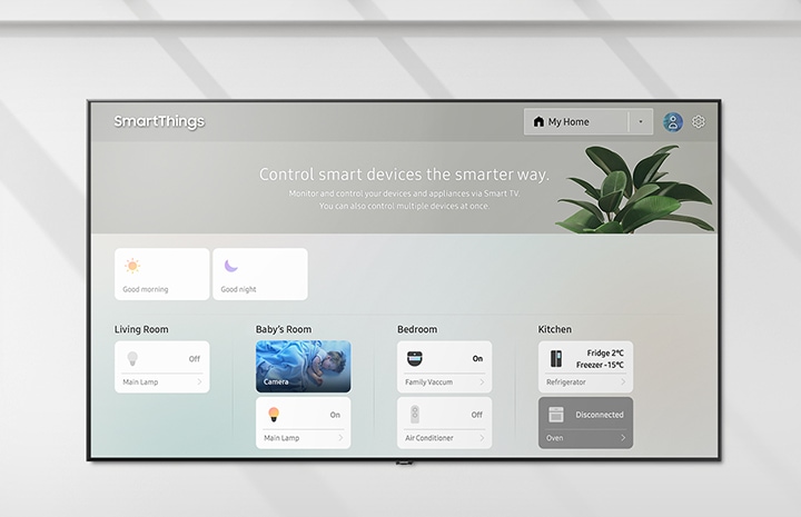 Samsung Smart TV“ | „Smart Home“ su „IoT“ įrenginiais | Samsung LT | Samsung  LT
