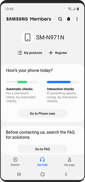 samsung members personalise your
