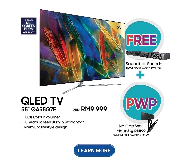 Merdeka promotions, QLED & UHD TV