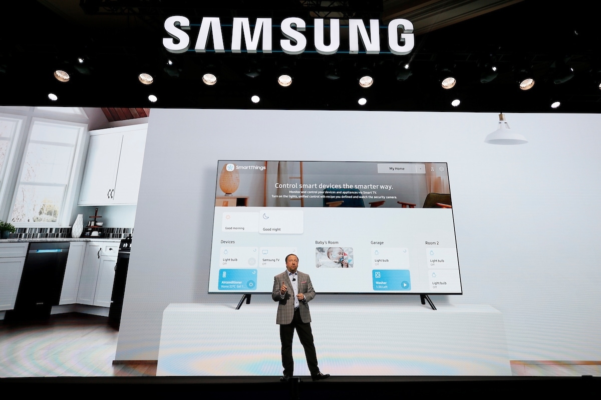 Executive Vice President of Samsung Electronics America Joe Stinziano speaks about giving consumers a connected experience within the home.
