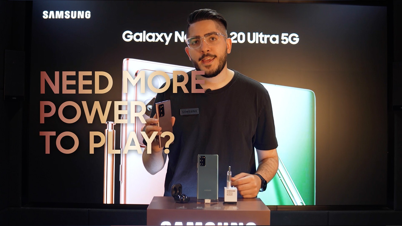 Les tout nouveaux Galaxy Note20 Ultra et Note20 sont dotés d’un écran 120 Hz qui peut amener votre jeu à un tout autre niveau, un processeur de pointe et une batterie intelligente qui vous permet de jouer toute la journée. Vous pouvez également créer des vidéos professionnelles avec des effets de film intégrés et donner à votre contenu un nouvel air.