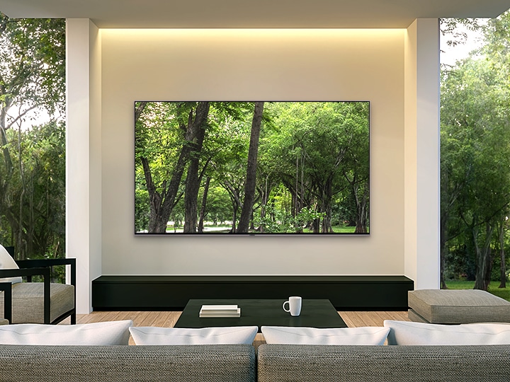 Wonderlijk Laat je TV opgaan in je interieur met Ambient Mode | Samsung NL YU-21