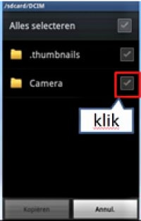 Hoe kopieer ik mijn fotoâ€™s van mijn t   elefoon naar mijn SD