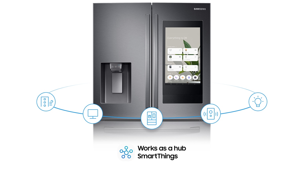 The Family Hub Refrigerator Samsung Nz