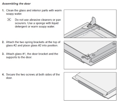 How To Remove Oven Door And Inner Glass For Cleaning Samsung