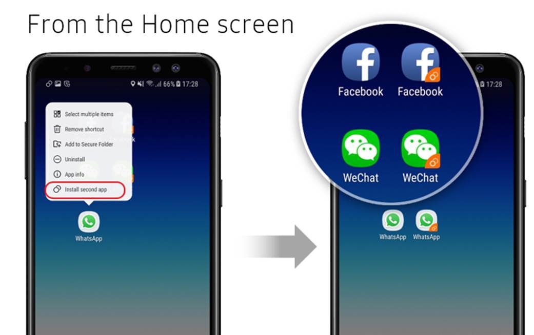 messenger home app samsung