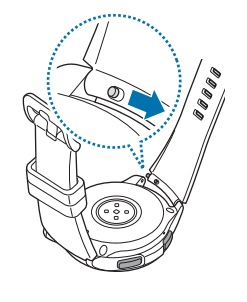 changing band on galaxy watch