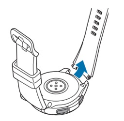 changing band on galaxy watch