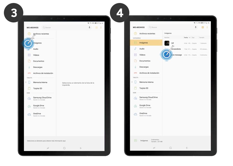 Galaxy Tab S4 Como Mover Informacion Desde La Aplicacion Mis