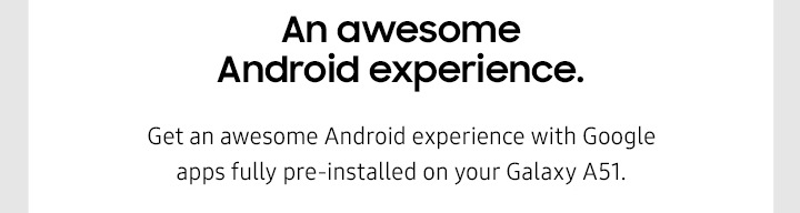 An awesome Android experience.
