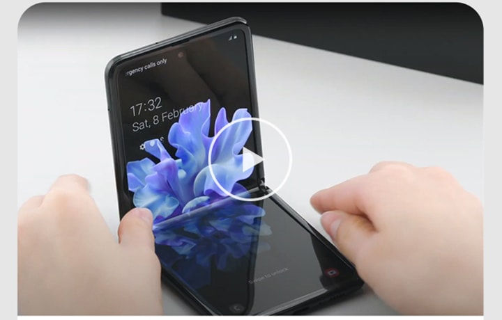 Galaxy Z Flip Unboxing video