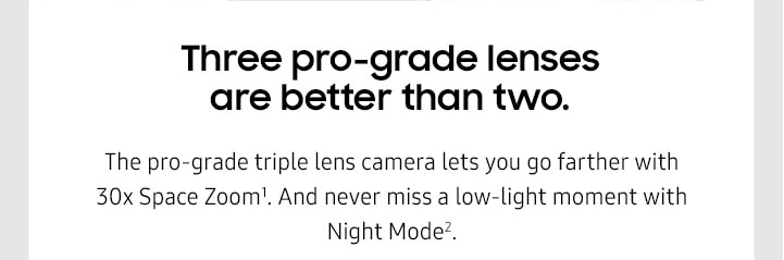Three pro-grade lenses are better than two.