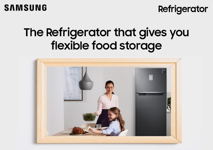 The Refrigerator that gives you flexible food storage