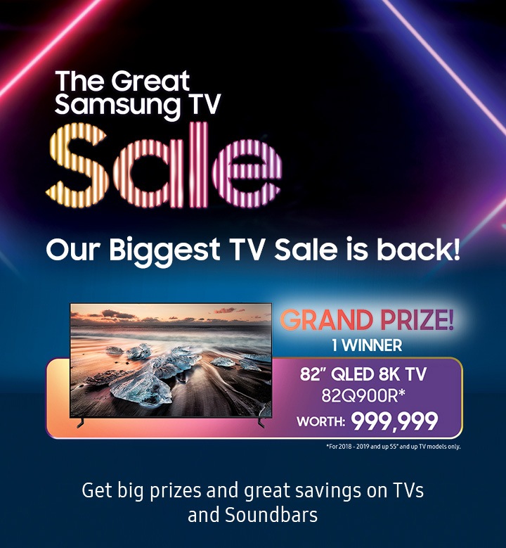 Great Samsung TV Sale Key Visual