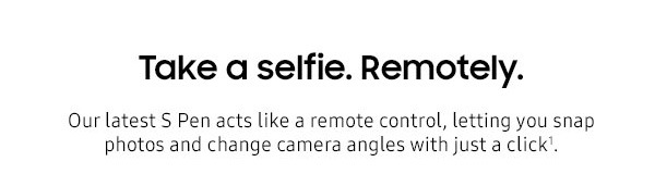 Take a selfie. Remotely