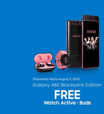 Image of Galaxy A80 Black Pink Edition