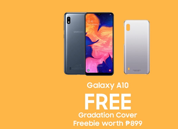Image of Galaxy A10. Free Graduation Cover worth P899