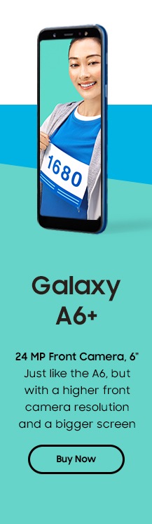 Galaxy A6+. Learn More