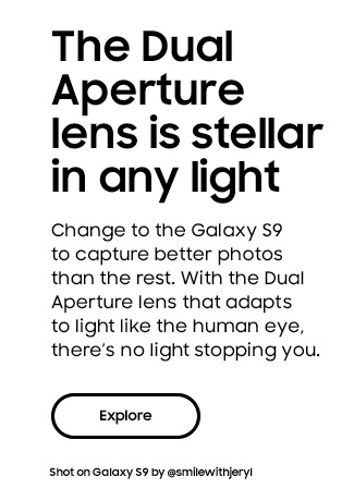 The Dual Aperture lens is stellar in any light. Explore.