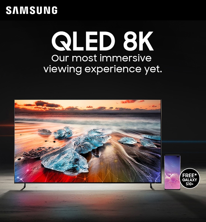 QLED 8K Our most immersive viewing experience yet.