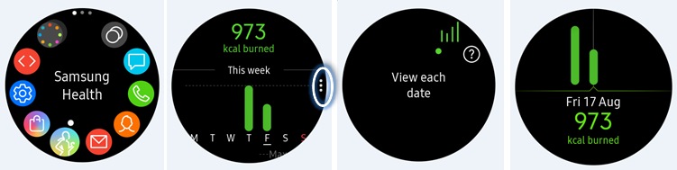 samsung health calorie tracker