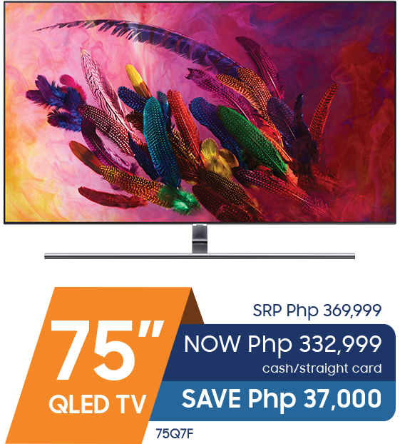 Image of 75 inches QLED TV