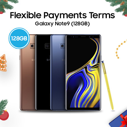 Thumbnail image of Galaxy Christmas Gift Promo: Galaxy Note9 128GB Flexible Payments