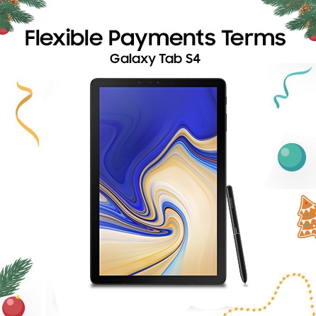 Thumbnail image of Galaxy Christmas Gift Promo: Galaxy Tab S4 Flexible Payments