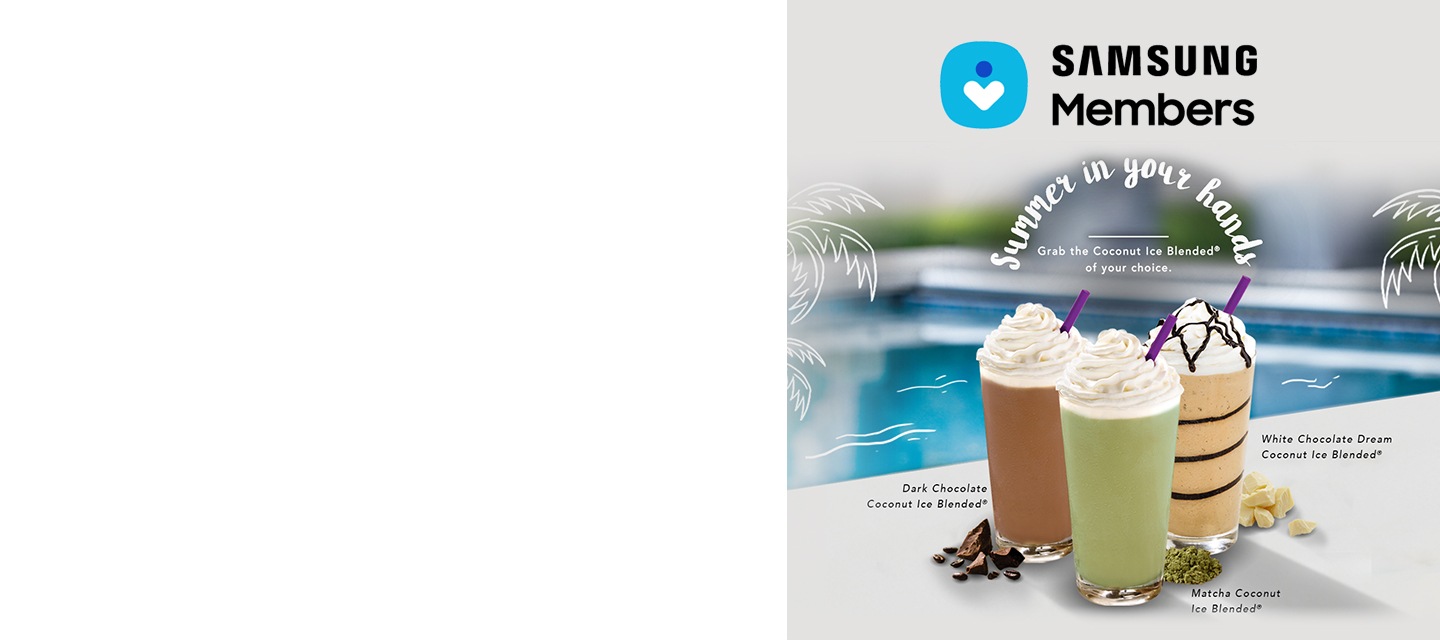 Beverage Every Friday via the Samsung Members app!