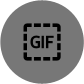Disable GIF Animation button