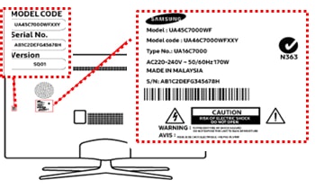 How to find Model and Serial Number of Samsung Product | Samsung