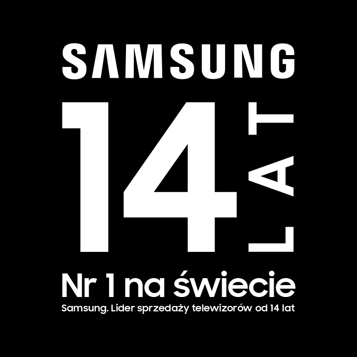 Odkryj telewizory Samsung QLED 8K i dołącz do szerokiego grona ich użytkowników! Samsung - światowy lider sprzedaży telewizorów już od 14 lat