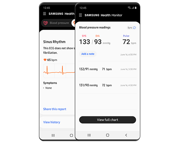 samsung pressao arterial