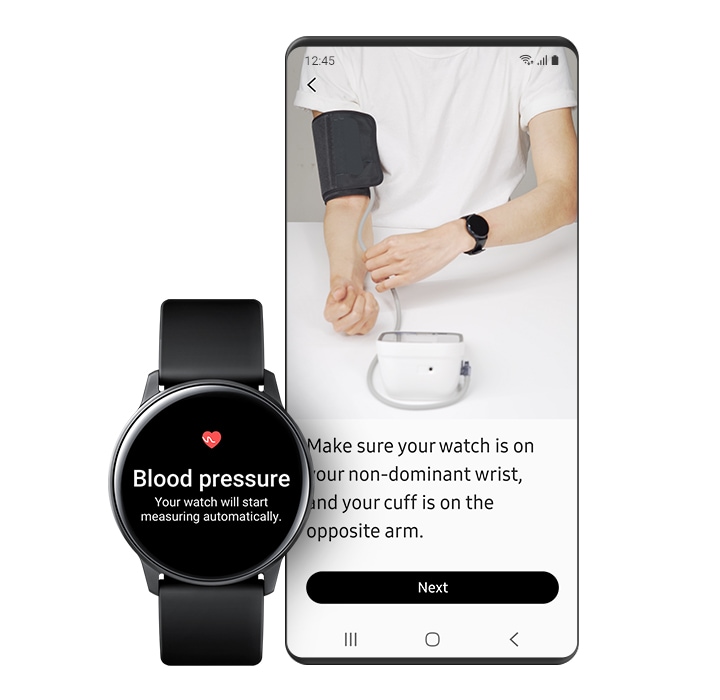 galaxy watch 4 pressão arterial