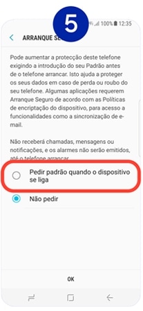 Samsung s8 não liga