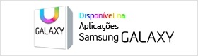 Banner de notificação de Galaxy App disponível para transferência