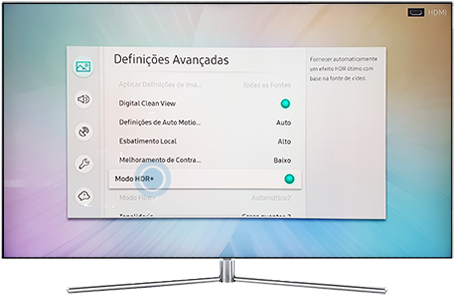 Premir Enter para ativar o Modo HDR+