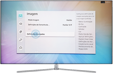 Selecionar DefiniÃ§Ãµes AvanÃ§adas em Imagem