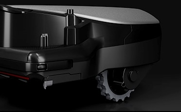 Крупный план колес устройства POWERbot VR7000.