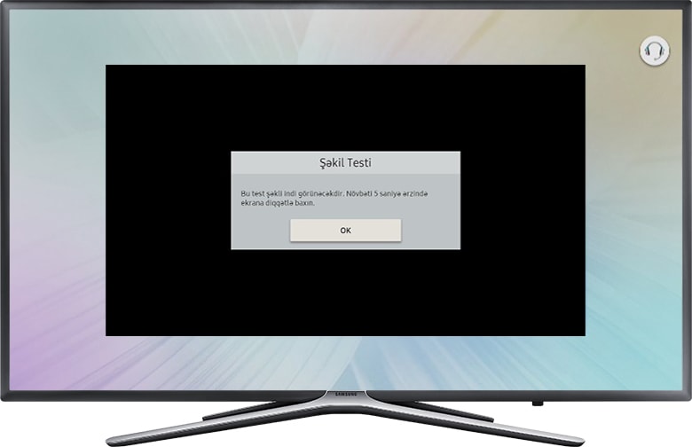 Samsung TV - də görüntü testini necə başlatmaq olar