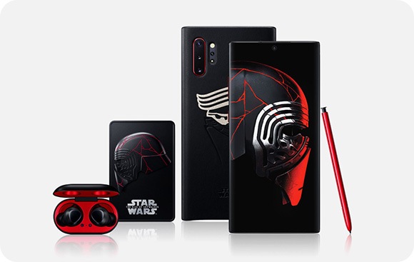 صفحة تفاصيل إصدار +Galaxy Note10 الخاص بفيلم Star Wars"