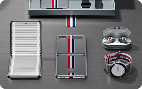 Galaxy Z Flip Thom Browne Edition product detail page