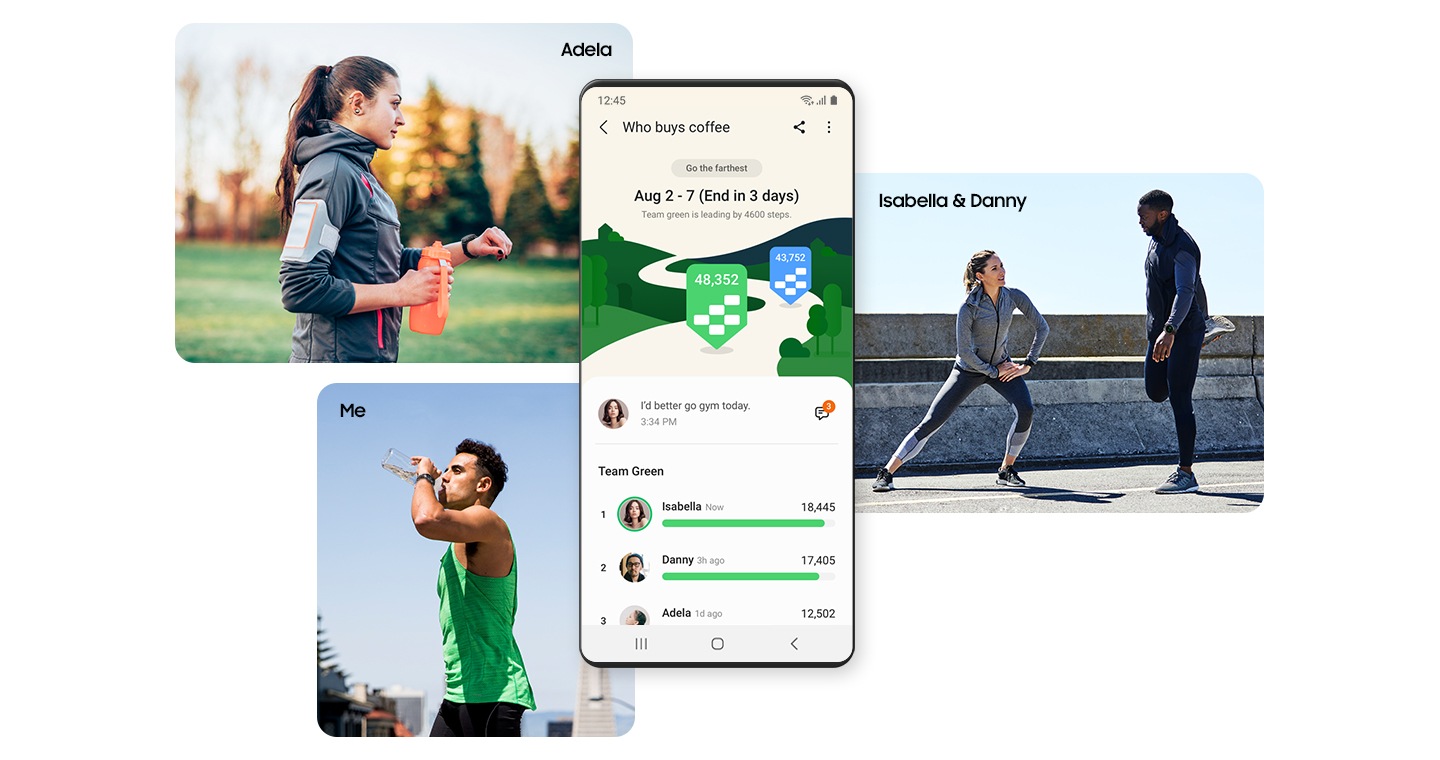 На каких телефонах есть samsung health