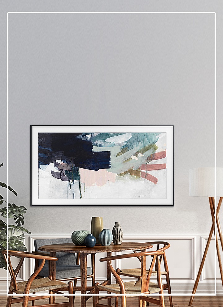 2020 The Frame Art Mode Visa Konst Nar Tv N Ar Avstangd Samsung Sverige
