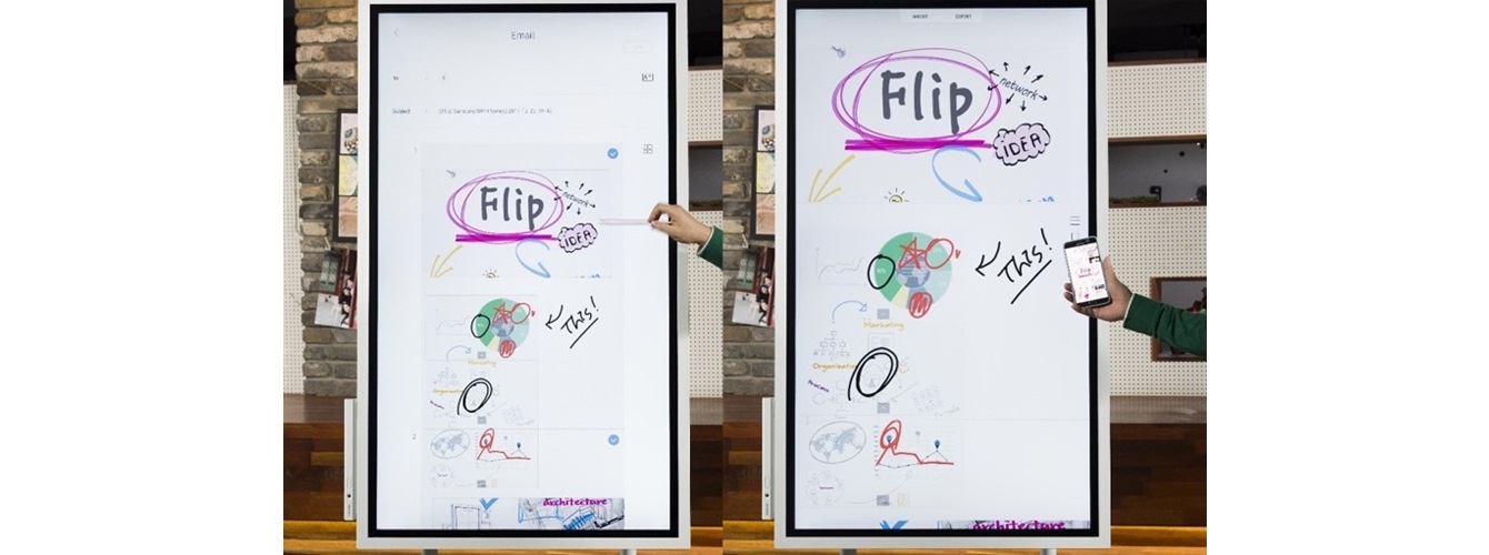 인터랙티브 디스플레이 ‘삼성 플립(Flip)’