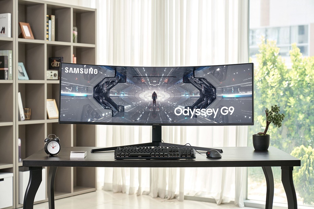 삼성전자 커브드 게이밍 모니터 ‘오디세이(Odyssey) G9’ 49형 신제품 사진